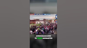Caravana migrante demanda seguridad y apoyo del Instituto Nacional de Migración