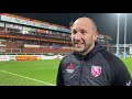 George Skivington reacts to bonus point victory over Wasps