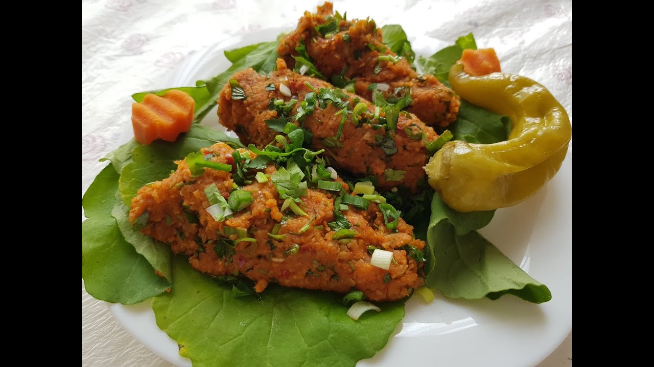 كفتة من المطبخ التركي ومن غازي عنتاب خاصة ً| كبة نية