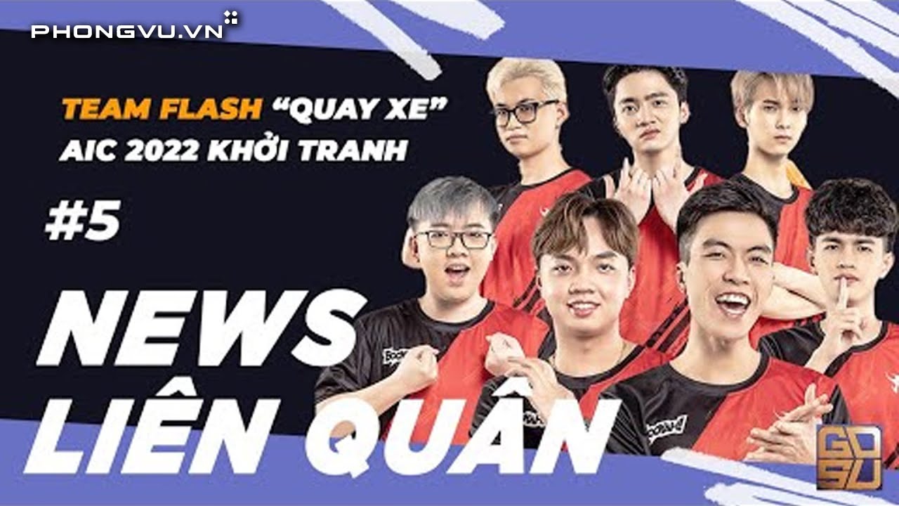 TEAM FLASH "QUAY XE" so với thông báo trước đó, fan Liên Quân HOANG MANG | ĐIỂM TIN LIÊN QUÂN #5