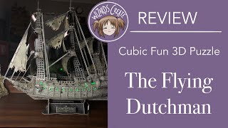3D Puzzle Flying Dutchmann Fliegender Holländer Piratenschiff LED Cubic Fun 