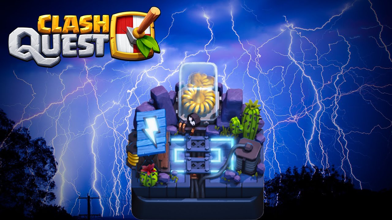 Клеш квест. Clash Quest. Электрическая Долина. Электро Долина.