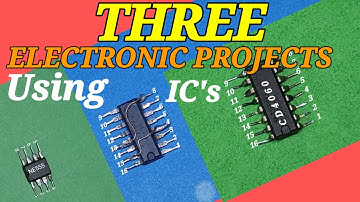 Top3 electronic projects with bc547, CD4017, CD4060,NE555 IC !! @Shaktitechshakti
