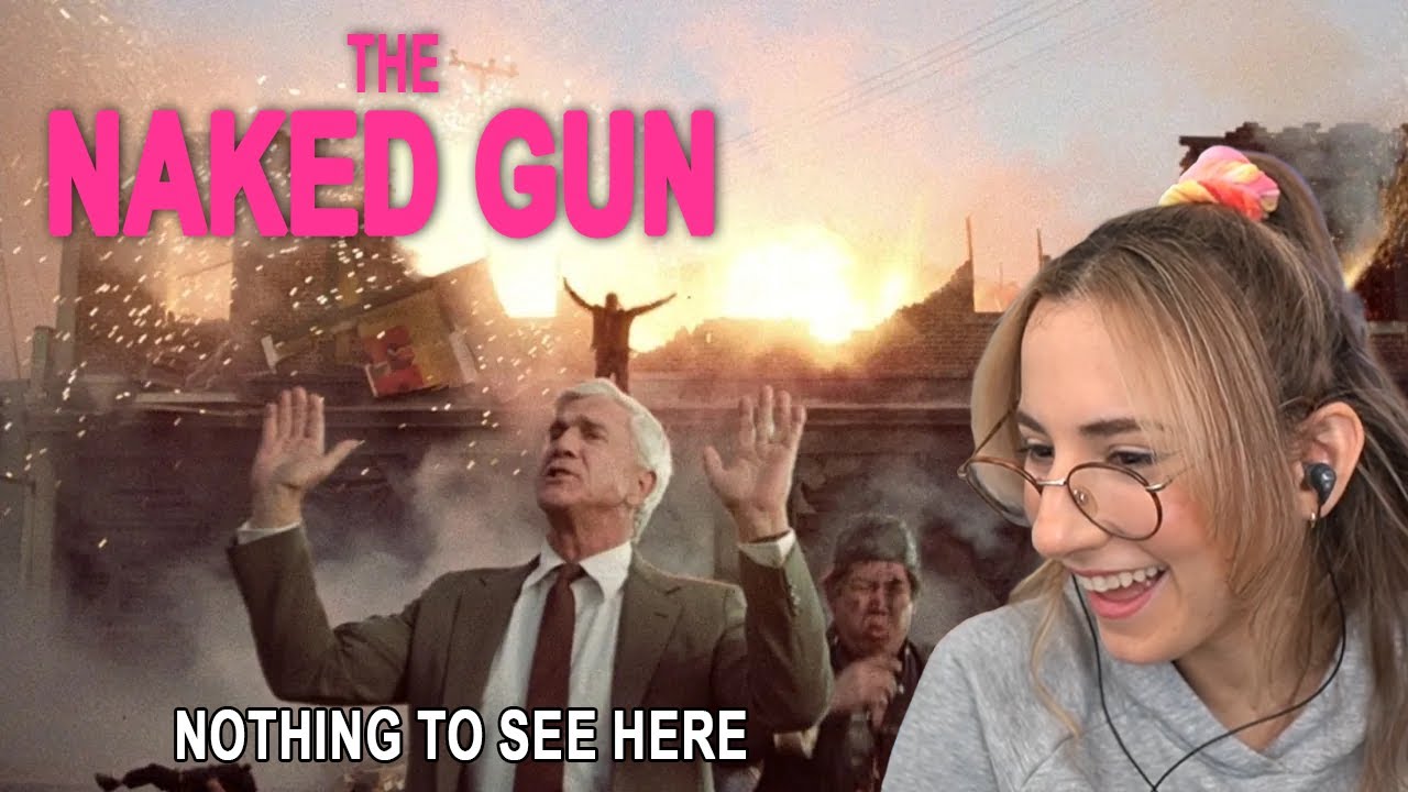 Этот фильм — сплошной хаос 😂 | Реакция на фильм «Голый пистолет» при первом просмотре