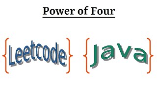Leetcode Question 342 Power of Four in Java