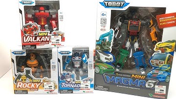 Tobot Robot Athlon Magma 6 Vulcan Mainan Toys Car Transformers
