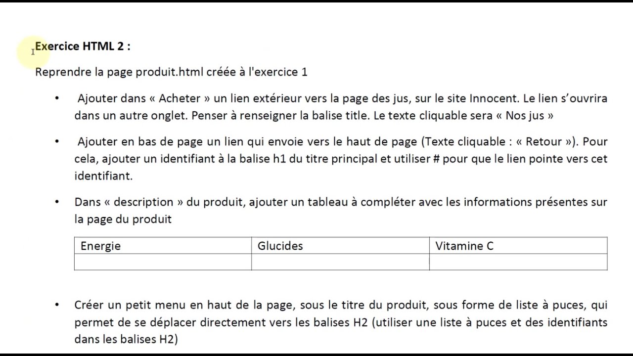TP HTML 2 - YouTube