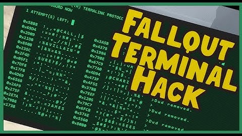 TGIANN Fivem Fallout Terminal Hack Mini Game