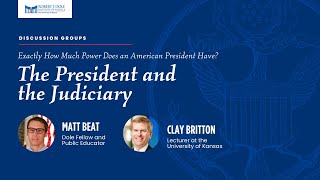 The President and the Judiciary