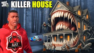 GTA 5 : Franklin & Shinchan Surviving The KILLER House GTA 5 !