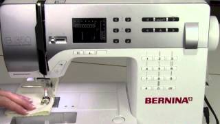 Bernina 350 11 Seam Guides and Markings