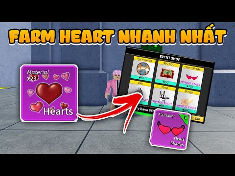 cách hack blox fruit - CÁCH FARM HEARTS NHANH NHẤT Để Mua Vật Phẩm Trong Valentine Shop | Blox Fruits