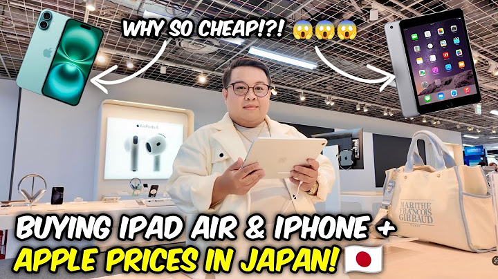 Buying iPad and iPhone in Japan + Price of Apple Products! 🇯🇵 | JM Banquicio