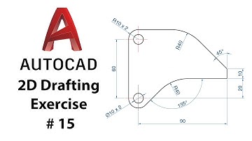 AutoCAD 2D Drafting Exercise # 15 - Basic to Advance in Hindi
