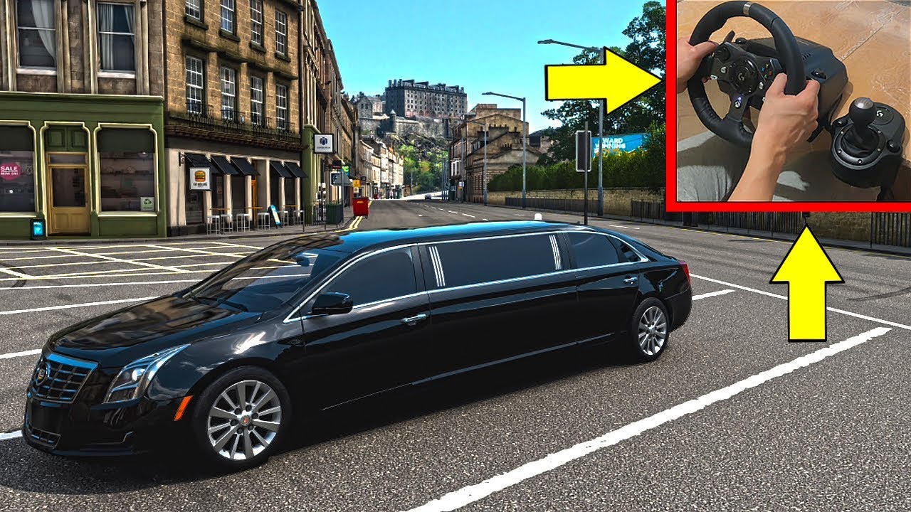 motosport gliwice Forza Horizon 4 Cadillac XTS Limousine | Logitech g920 gameplay Steering Wheel + Shifter Gameplay |