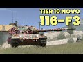 ALERTA DE TANQUE TIER 10 NOVO NO WOT BLITZ: 116-F3