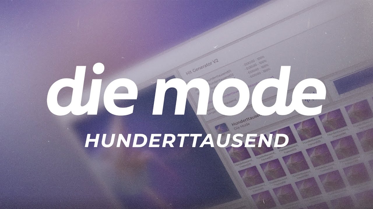 Watch Die Mode - Hunderttausend (Official Lyric Video) on YouTube Watch Die Mode - Hunderttausend (Official Lyric Video) on YouTube