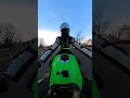 Ninja 400 first wheelie attempt
