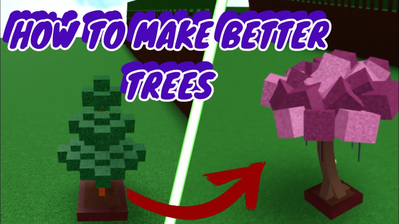 Amazing TREE Tutorial! Build a Boat For Treasure YouTube