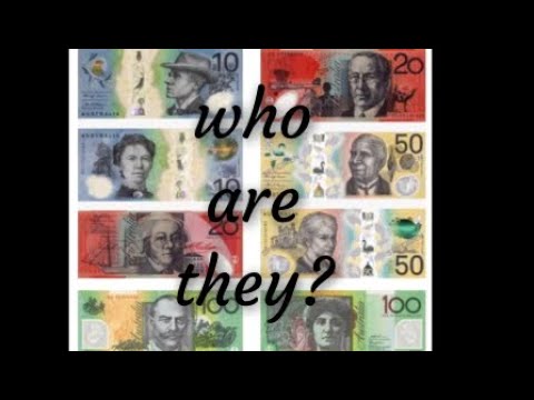 Who are they? | The people on Australian currency