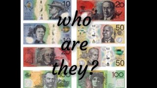 Who are they? | The people on Australian currency