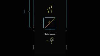 The Mystery of √(1/2) #shorts, #trending, #youtubeshorts, #viral, #math