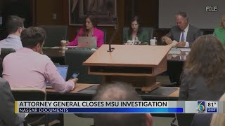 Attorney General closes MSU investigation