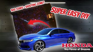 HOW TO INSTALL FIBER OPTIC STARS LIGHTS ON A 10TH GEN HONDA ACCORD!!!