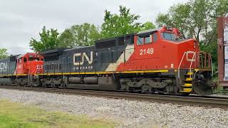 CN 2149 (C40-8W) trails on CN A408