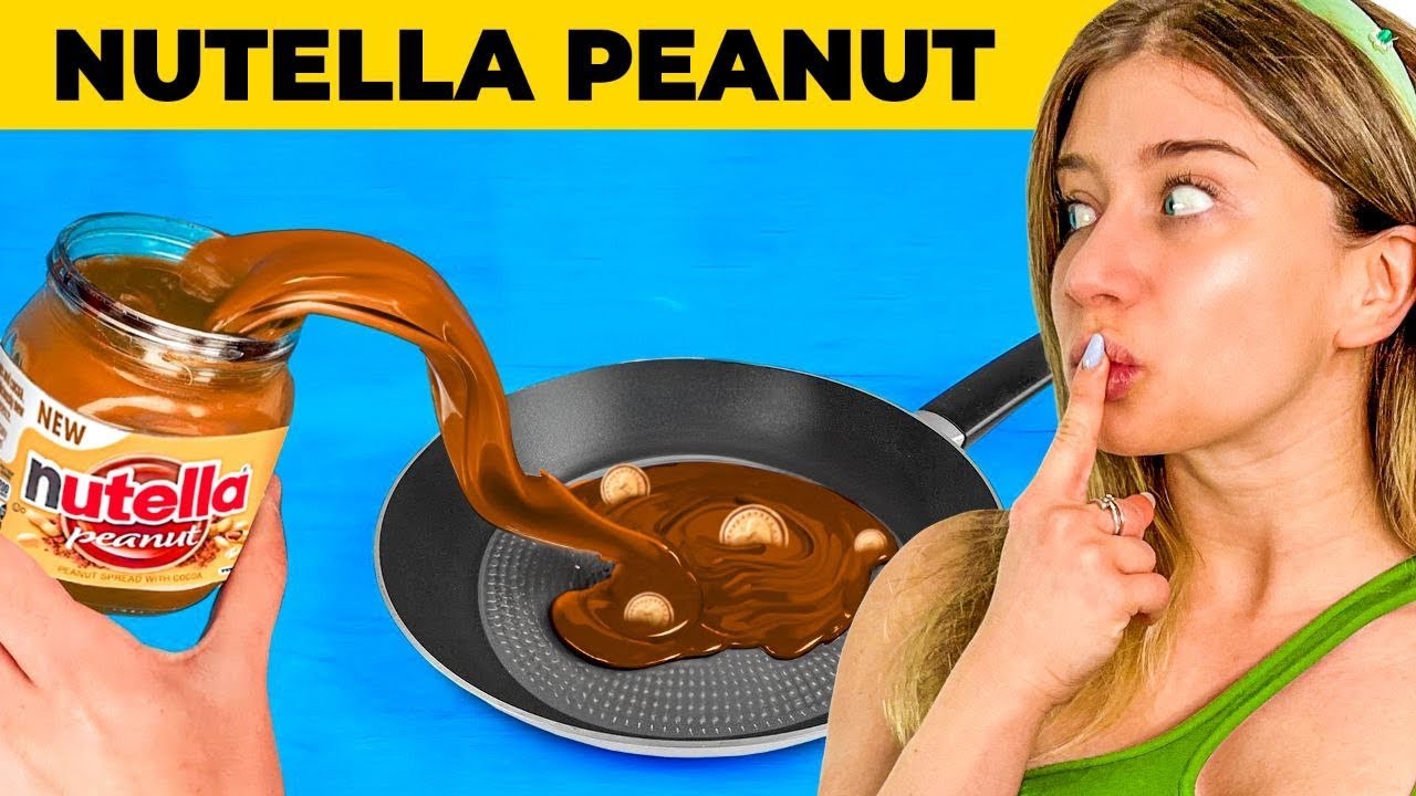 PROVO RICETTE VIRALI CON LA NUTELLA PEANUT (introvabile) 