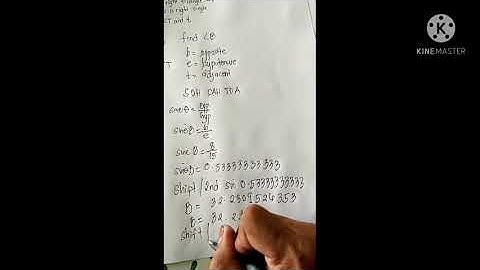 Solving Right Triangle Given the Length of the Hypotenuse and the length of One Leg