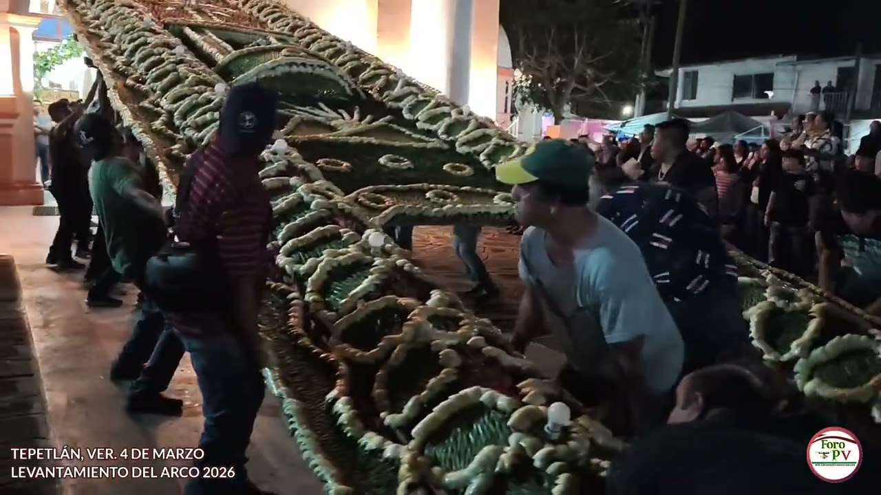 Así se vivió este evento lleno de tradición en Tepetlán, El paseo y levantamiento del Arco Floral