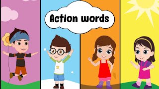 Learn Action Verbs - Kids Learning videos