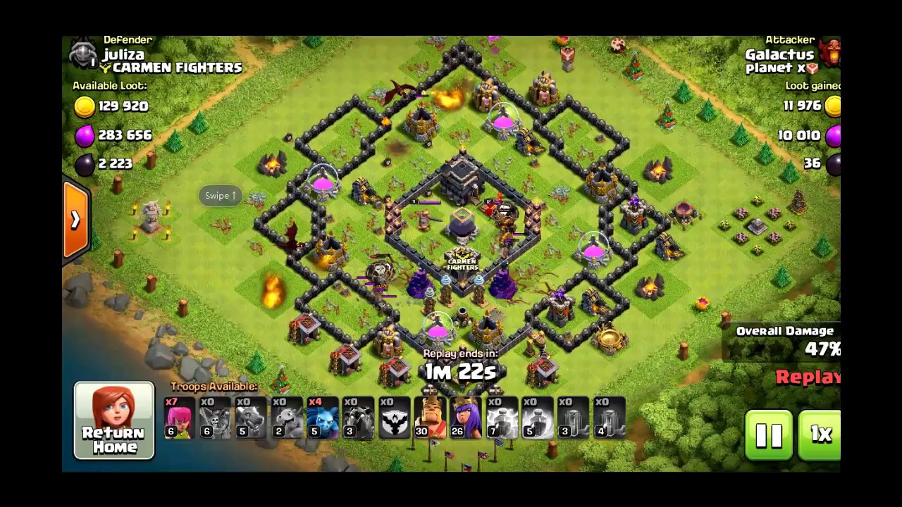Clash of Clans | TH9 Attack 2017 - YouTube