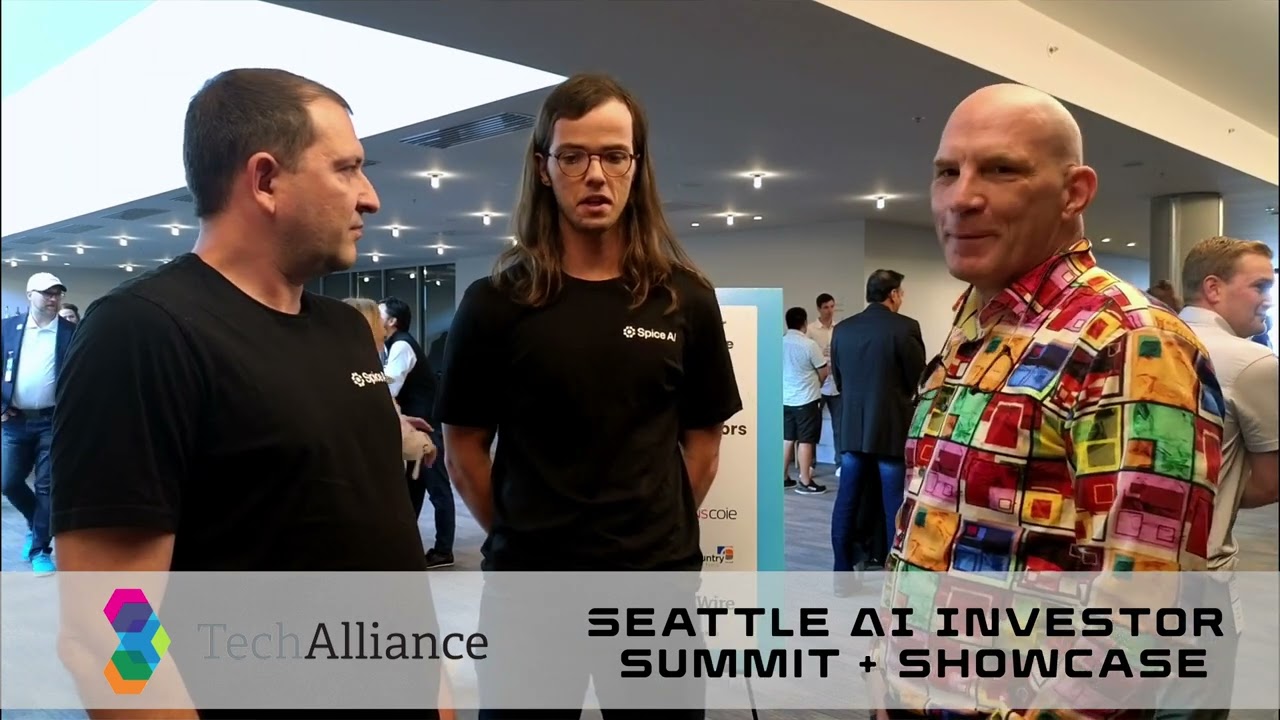 Tim Reha & Jack Eadie, Aurash Behabahani Spice.AI @ Investor Summit Startup Showcase by TechAlliance