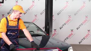 Como substituir a Escovas dos limpa pára-brisas dianteiros no VW GOLF 3 [TUTORIAL]