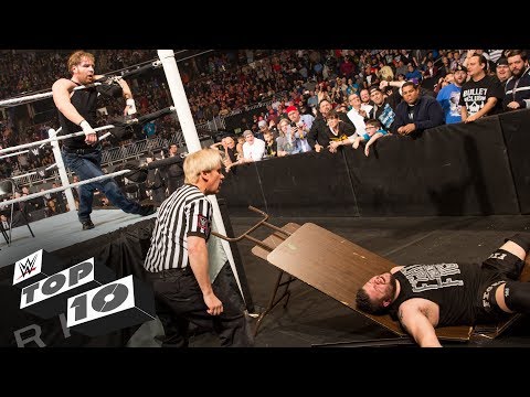 Greatest Last Man Standing Match knockouts: WWE Top 10, May 28, 2018