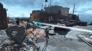 The Institute Vs Fort Strong! Synths Vs Super Mutants | Fallout 4 NPC Battles