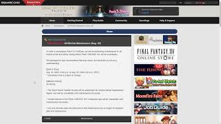 FFXIV: Hotfixes Scheduled for August 24th