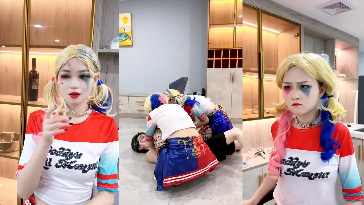 Se está peleando por el payaso#comdy #funny #payaso #anime #joker #couple