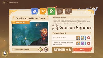 [Stage 3] Saurian Sojourn - Swinging Across Narrow Passes | Genshin Impact [Event v6.1] | SupaSparks