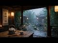 Misty Rain at Ancient Chinese Courtyard 🍃 Peaceful Zen Sleep Sounds
