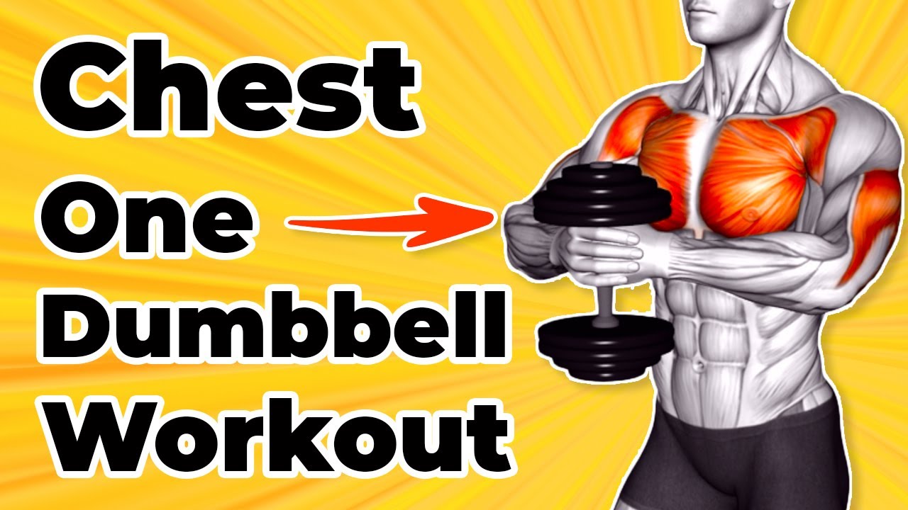 Chest ONE Dumbbell Workout (NO BENCH) 7 Exercises to Grow Your Pecs