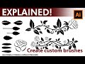 How to Create Custom - Roses - Brushes in - Adobe Illustrator Tutorial - 07