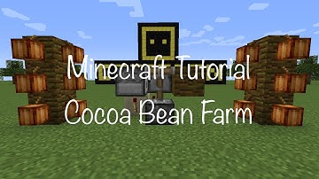 Minecraft Tutorial: Redstone Cocoa Bean Farm