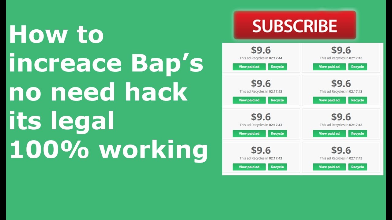 How to Increase Baps on Adstimer it's no need hack it's legal 100% working