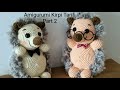 Amigurumi Kirpi Hedgehog Yapımı Tarifi Part 2 - Final (Burun,Baş Yapımı,Dikim ve Yüz Sekillendirme)