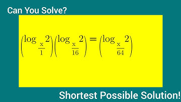 Logarithmic Equation with different bases/Math Olympiad/Competitive Exams #maths, #algebra