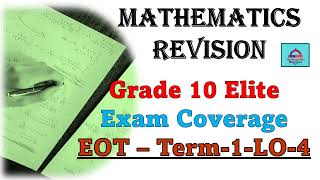 Grade 10E-Math-EOT-Term-1-LO-4-q15-32-Pg 31-Solve quadratic equations by factoring special products.