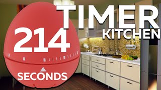214 seconds Cooking timer | 3min 34sec Egg TIMER